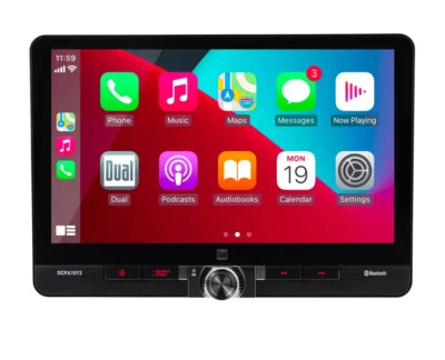 Dual DCPA1013 10.1" Single-DIN Floating Touchscreen Multimedia Receiver - Image 1 of 4