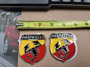 Fiat Abarth Scorpion Fender Emblems - Picture 1 of 2