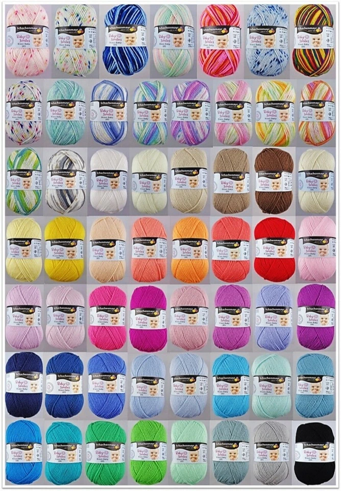 50g Schachenmayr Baby Smiles Bravo Baby 185 Strick Wolle Häkelgarn GP 51,80€/1kg - Bild 1 von 1