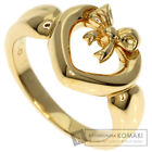 TIFFANY Co. Tiffany Co. Heart Ribbon Ring Ring K18 Yellow Gold Women s Used