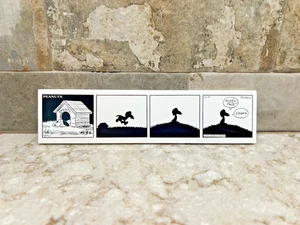 Charles Schulz Peanuts Snoopy Fuzzy Face! Tile..#19 - Picture 1 of 3