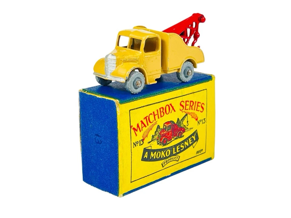 Matchbox Moko Lesney No. 13a GMW Bedford Wreck Truck w/B1 Box - Image 1 of 4