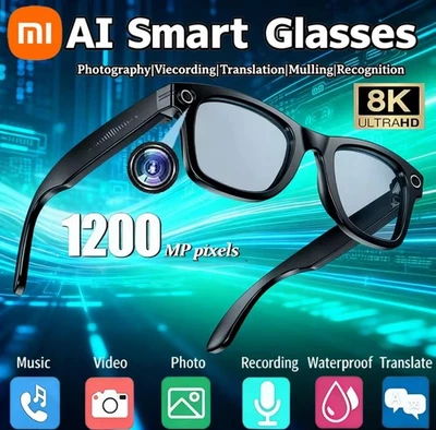 Lunettes Xiaomi 1200W avec caméra IA, changement de couleur - Immagine 1 di 4