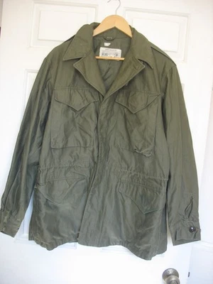Original WWII US Army M-43 Field Jacket Size 38R dated Jan 1945 IDed Great shape - Image 1 of 4