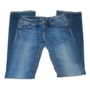 Miss Me BootCut Jeans JW5188B4 Cowhide Back Pockets Size 28 - L 33 - Picture 1 of 22