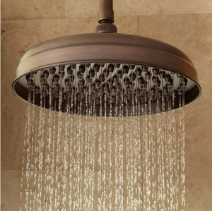 New Oil Rubbed Bronze Lambert Rainfall Nozzle Shower Head by Signature Hardware - Bild 1 von 1