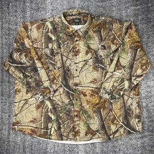 RedHead Men's 6XLT Realtree Camo Long Sleeve Button Up Shirt Cotton Polyester - Picture 1 of 9