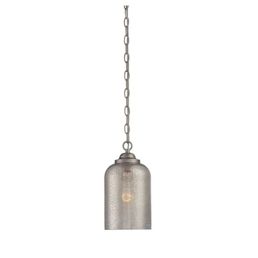 Savoy House Bally 1-Light Pendant, Satin Nickel - 7-701-1-SN - Image 1 of 1