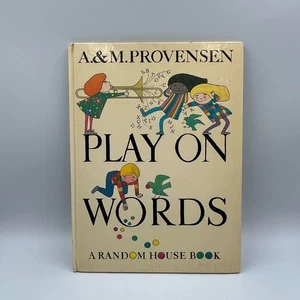 PLAY ON WORDS by Alice & Martin Provensen, Vintage Children's Book, Random House - Imagen 1 de 9