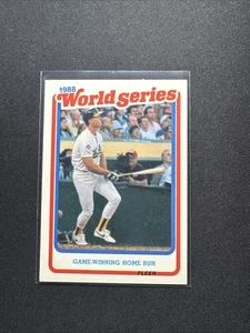 Mark McGwire #8 1988 World Series Oakland A’s 1989 fleer - Picture 1 of 2