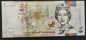 Bahamas billet 1/2 Dollar 2019 Pick-76 Neuf UNC - Foto 1 di 2