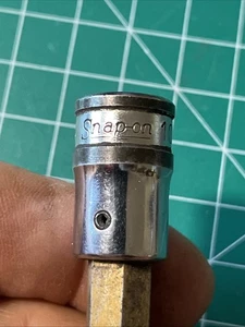 Snap On Vintage 3/8" Drive 10MM Long Hex Bit Driver Socket FAM10A - Foto 1 di 7