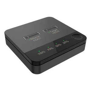 M.2 Dockingstation Disk Duplicator Cloner Dual Bay, Offline-Kopie, mit - Afbeelding 1 van 4