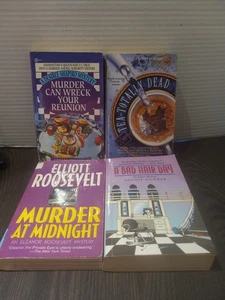 4  Mystery Assorted Titles Paperback Book Lot - Picture 1 of 3