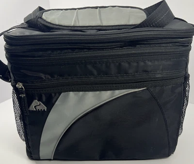 Холодильник изолированный Ozark Trail с мягкой стороной жесткая вставка черный упаковка 12 штук емкость - Изображение 1 из 4