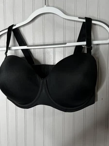 Cacique Strapless Bra Womens 38F Multiway Convertible Underwire Smooth Cup Suppo - Picture 1 of 7