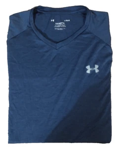 Camiseta para hombre Under Armour The Tech azul marino manga corta pulóver talla L - Imagen 1 de 4