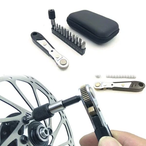 MTB Bike Torque Wrench Set - Cycling Allen Key Socket Bicycle Repair Tools - Picture 1 of 12
