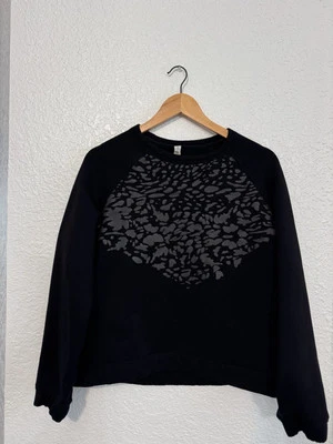 Sudadera polar Lululemon Snapshot Crew Polartec talla 10 negra bolsillo reflectante Foto 1 de 4