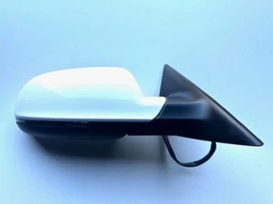 2011-2013 Audi A3 Passenger Side Right Door Mirror Assembly White Genuine OEM - Foto 1 di 14