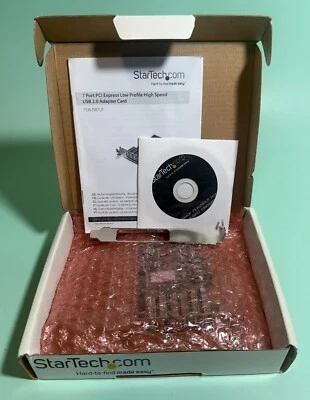 StarTech.Com 7 Port PCI Express Low Profile High Speed USB 2.0 Card PEXUSB7LP - Image 1 of 4