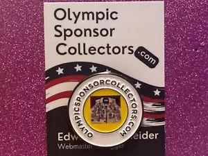 Paris 2024 Official Olympic Sponsor Collectors.com Pin - Picture 1 of 2
