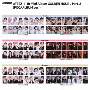 ATEEZ The 11th Mini Album Golden Hour Part.2 POCAALBUM ver Photocard QR - Picture 1 of 218