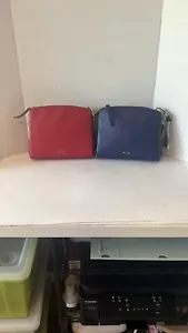 Nine West Red And Blue Levona Mini Crossbody Purse Lot Of 3 - Picture 1 of 12