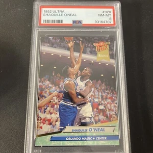 1992-93 Fleer Ultra Shaquille O'Neal RC #328 Rookie PSA 8 - Foto 1 di 3