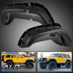 Fit For 84-01 Cherokee XJ 4-Door Pocket Rivet Off-road Wheel Wide Fender Flares - Picture 1 of 12