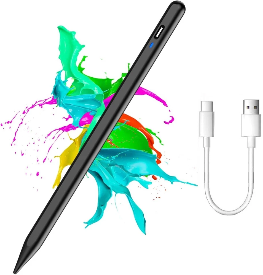 Touch Screen Pen Stylus Drawing Universal For iPhone iPad Samsung Amazon Tablet - Image 1 of 4
