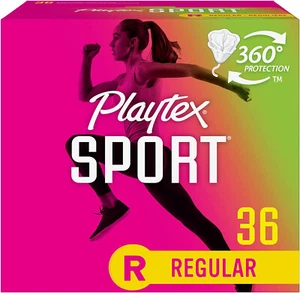 Playtex Sport Tampons Regular Absorbency Fragrance-Free - 36ct mujer R - Picture 1 of 4