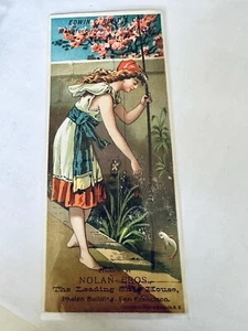 Trading Card Nolan Bros. Leading Shoe House Phelan Building San Francisco #415 - Bild 1 von 2