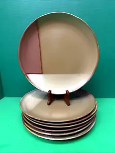Sango Gold Dust Sienna Dinner Plates Lot Of 7 - Picture 1 of 22