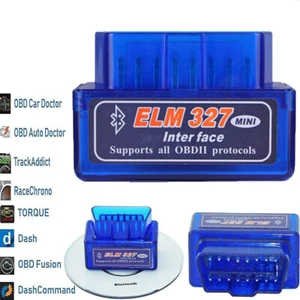 OBD2 ELM327 V1.5 Bluetooth Wireless Car Scanner Android Torque Auto Scan Tool UK - Picture 1 of 7