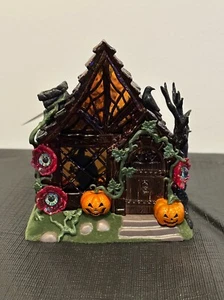 Bath Body Works Halloween Haunted House Pumpkins Projecting Light Up Wallflower - Picture 1 of 3