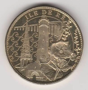  A 2007 TOKEN MEDAILLE ARTHUS BERTRAND -- 17 590 ILE DE RE PHARE PONT FLORE  - Picture 1 of 2