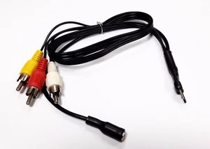 LANC+A/V Adapter Cable for Sony Camcorders with Multiport, S2 to 3xRCA+2.5mm - Picture 1 of 12