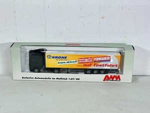 AWM 52799 Man Semi-Remorque Jaune Couronne Trans Actuel Vicieux Lastauto 1:87 - Picture 1 of 7
