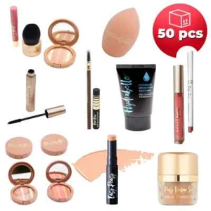 Belle Beauty 50-Piece Makeup Bundle – Assorted Cosmetics Set! - Picture 1 of 4