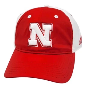 Nebraska Cornhuskers Football Adidas Coaches Sideline Flex L/XL Cap Hat NEW NWT - Picture 1 of 6
