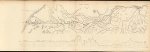 1866_67 Suez Canal Survey Map by Kell Bros Holborn London 25" x 8.4" Antique - Picture 1 of 2