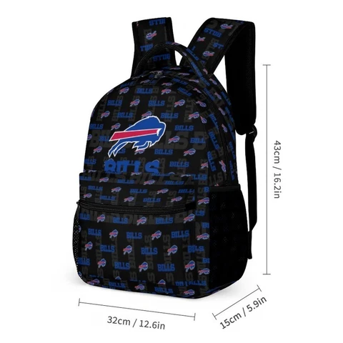 Buffalo Bills High Quality Children's Schoolbag Travel Backpack,fans Gift Cover