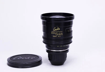 Lente de montaje Cooke Mini S4/i 18 mm T2,8 Prime Cine PL Foto 1 de 4