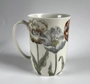 Tazza da tè caffè in ceramica papavero pastello Fitz and Floyd vintage - Foto 1 di 8