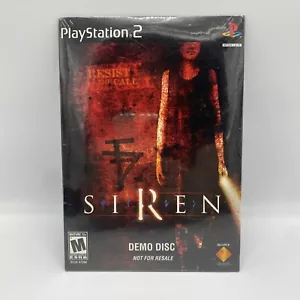 Siren PS2 Demo Disc Not For Resale Promo Playstation 2 Horror RARE- Brand New - Picture 1 of 2