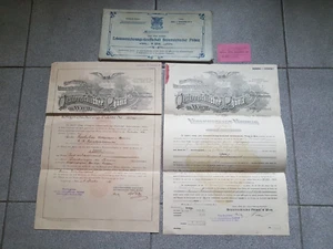 Lebensversicherung Österreichischer Phönix - Kriegversicherung 1915 - Bild 1 von 15