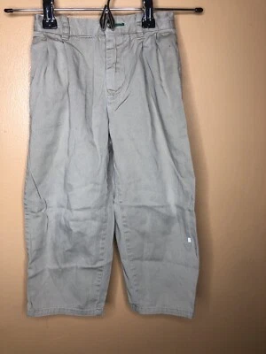 Pantalones chinos Tommy Hilfiger para niños talla 4T caqui beige tiro bajo pierna recta Foto 1 de 4
