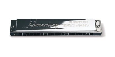 SUZUKI ‎SU-21 HUMMING F# Key 21 holes Tremolo Harmonica Brass Chrome ABS NEW - Image 1 of 4