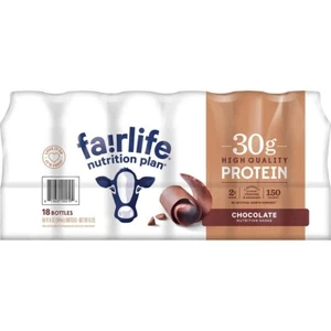 Fairlife Nutrition Plan, 30g Protein Shake, Chocolate, 11.5 fl oz, 18 pack - Picture 1 of 3